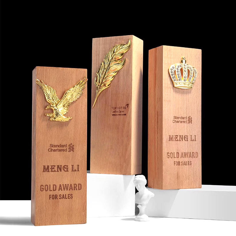 🏆 Unleash Elegance and Achievement with Customized Wooden Trophies! 🌟